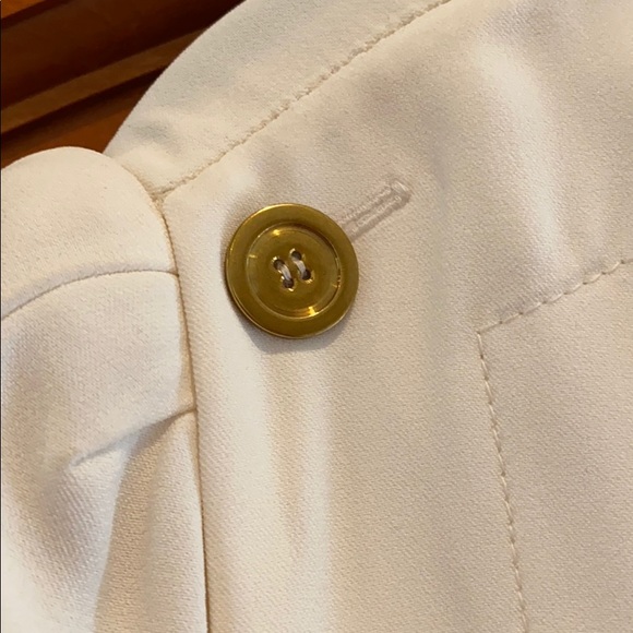 Alexander McQueen Ivory Side Button Dress - Picture 2 of 8